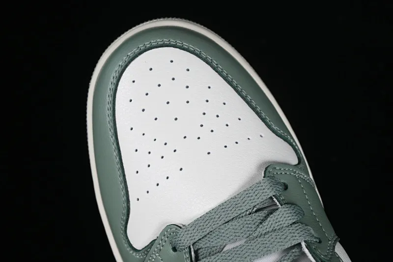 All categories Air Jordan Jordan series basketball shoes Air Jordan 1 Mid Air Jordan 1 Mid AJ1 Joe 1 fresh warm green Zhongbang basketball shoes BQ6472-130
